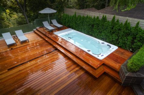 Hydropool Swim Spa Contemporary Swimming Pool And Hot Tub San Francisco By Paradise Valley