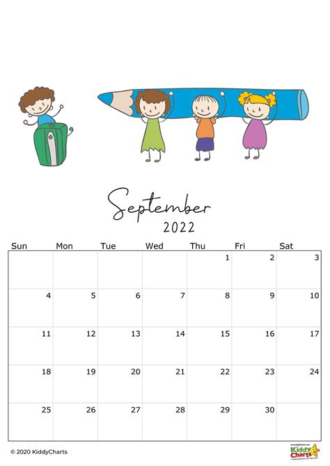 2022 Calendar Thats Printable Kids Monthly Snapshots