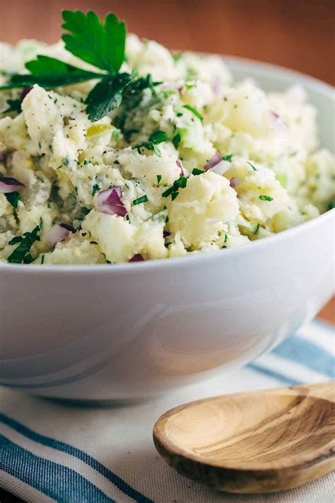 Healthier Creamy Potato Salad With Non Fat Yogurt Jessica Gavin