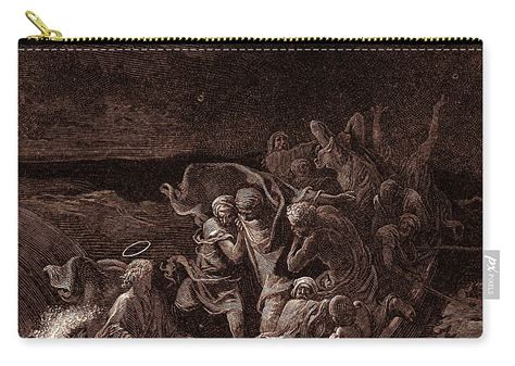 Jesus Calms The Storm Carry All Pouch By Gustave Dore Pixels