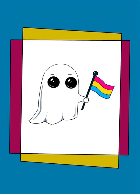 Pansexual Ghost Print Etsy