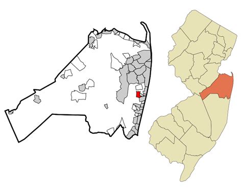 Image Monmouth County New Jersey Incorporated And Unincorporated Areas