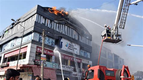 Fire Kills At Least 18 In Surat India As Students Jump From Building