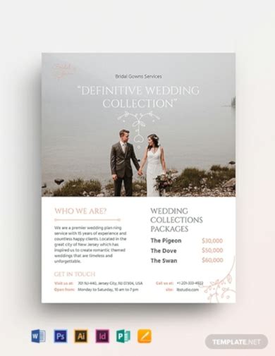 Best Wedding Flyer 10 Examples Illustrator Indesign Photoshop