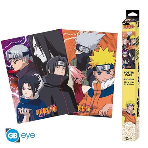 Naruto Set 2 Pósters Konoha Ninjas And Desertores Nakama Mundo Friki