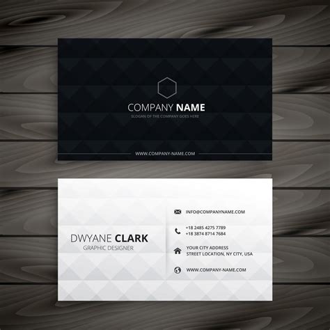 Business cards are very important to all businesses. simple black and white diamond business card | Graphic design business card, Business card ...