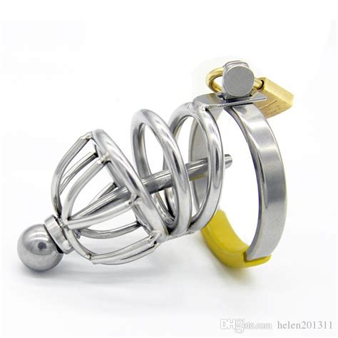 Sex Toy New STAINLESS STEEL CHASTITY DEVICE Male BONDAGE CAGE Gay BDSM