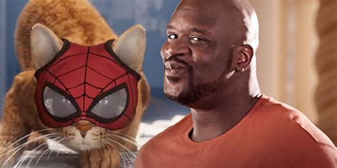Spider Man Miles Morales Puts A Spider Cat Twist On Classic Shaq Meme