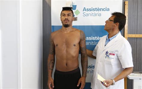 Paulinho s first day as a Barça player