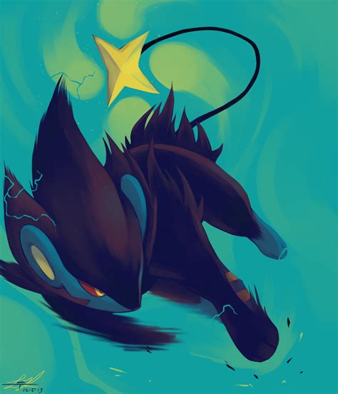 Day4 Electric Luxray By Rock On Deviantart