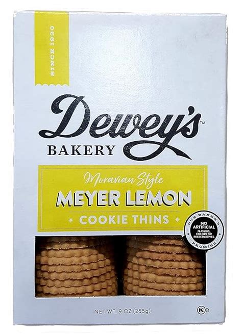Deweys Moravian Meyer Lemon Cookie Thin Oz Pack Of Amazon Com
