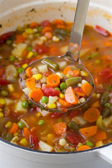 Basic Homemade Vegetable Soup Recipe Online Heath News