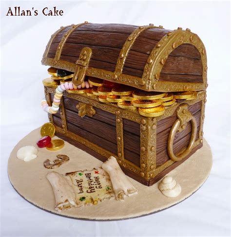 Allans Cake Magic Pirate Treasure Chest Cake