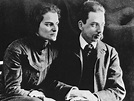 Poet Rainer Maria Rilke (1875 - 1926) with his wife, sculptress Clara ...