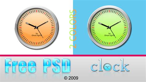 Clock Psd Png 2 Colors By Andrei Oprinca On Deviantart