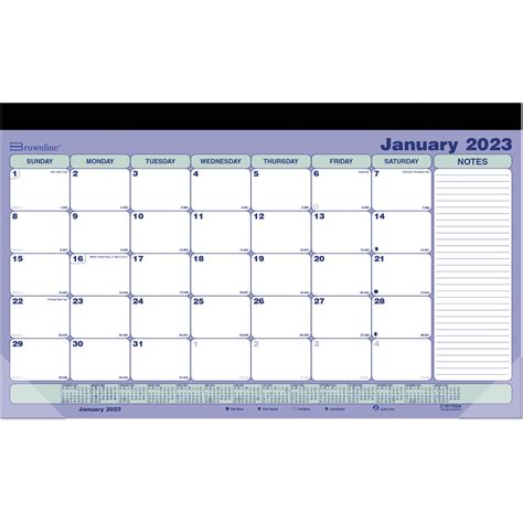 Brownline Magnetic Calendar Monthly 12 Month January 2023