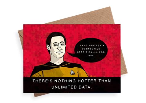 Data Star Trek Birthday Card Anniversary Celebration Etsy