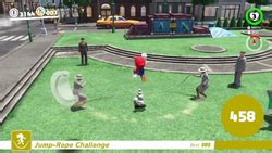 For super mario odyssey on the nintendo switch, a gamefaqs message board topic titled jump rope glitch problem. Jump-Rope Challenge - Super Mario Wiki, the Mario encyclopedia