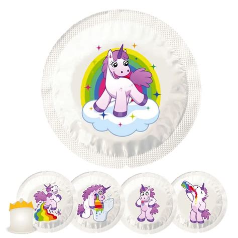 Happy Condoms Unicorn Edition 5 Pack Hos Kondomkungen