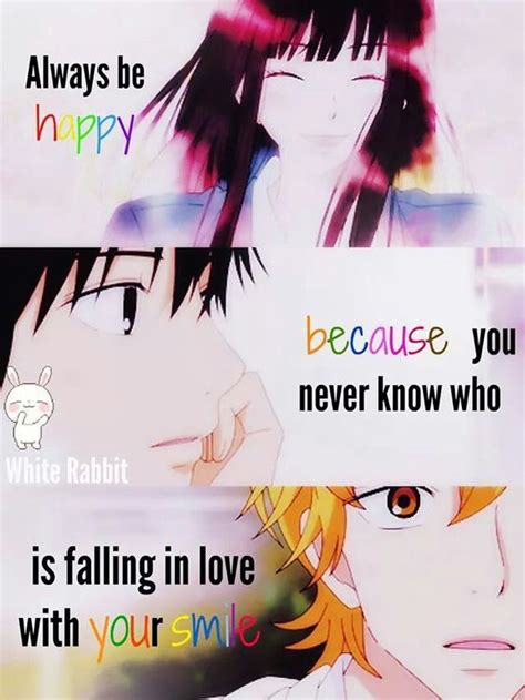 Be Happy Anime Love Quotes Anime Quotes Manga Quotes