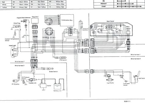 Kubota Tractor Wiring Diagrams Manual E Books Kubota Wiring Diagram
