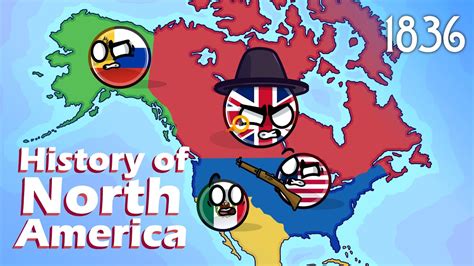 History Of North America Countryballs Youtube