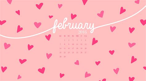 Desktop Wallpaper Calendar February 2018 56 Pictures