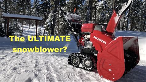 The Ultimate Snowblower Honda Hss1332atd Snowblower Review Good And