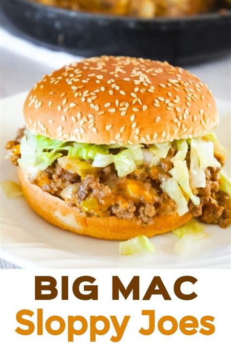 I first posted this recipe years ago, after making it for my visiting young nephew. Big Mac Sloppy Joes are delicious ground beef sandwiches ...