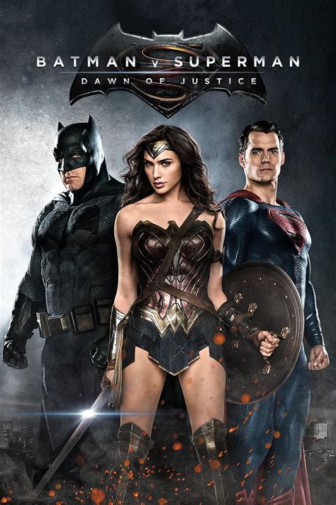 Batman V Superman Dawn Of Justice 2016 Poster DCEU DC Extended