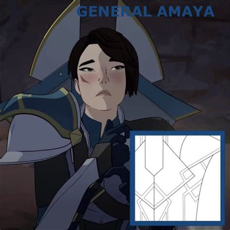 General Amayas Sword And Shield Pattern The Dragon Prince Cosplay Etsy