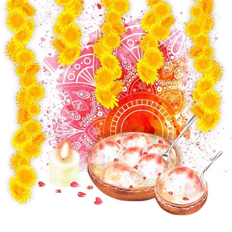 Premium Photo Handdrawn Watercolor Holi Composition With Red
