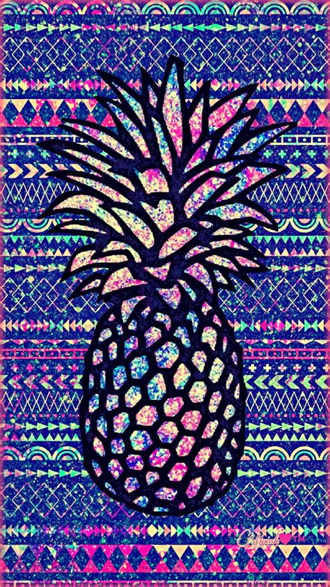Colorful Pineapple Wallpapers On Wallpaperdog