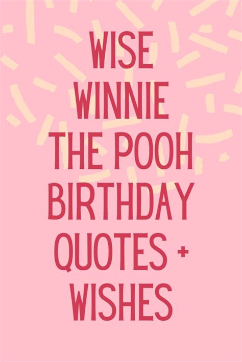 31 Winnie The Pooh Birthday Quotes And Wishes Darling Quote