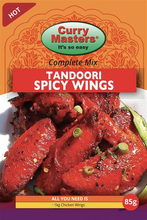 Tandoori Spicy Wings Curry Masters