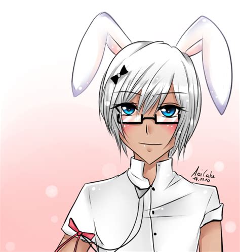 Avi Art Bunny Boy Glasses By Aoicake On Deviantart