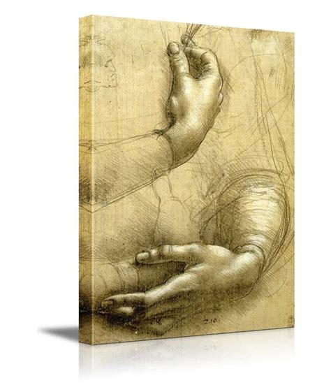 Wall26 Study Of Arms And Hands By Leonardo Da Vinci