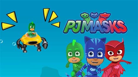 Pj Masks Héroes En Pijamas ¿gecko Móvil Submarino Vehículos Acuáticos