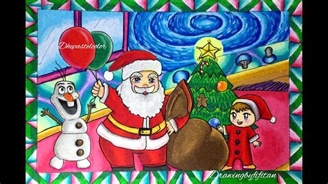 Animasi natal angka natal angka outdoor gaya kartun bergerak via indonesian.alibaba.com. CARA GRADASI WARNA EP 73 " TEMA GAMBAR SANTACLAUS DAN ...