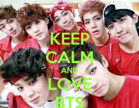 Keep Calm And Love Bts Keep Calm And Carry On Image