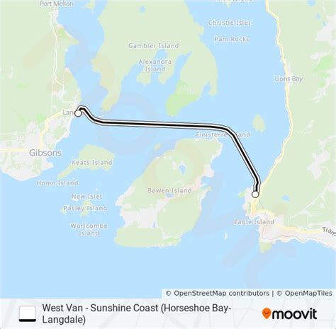 West Van Sunshine Coast Horseshoe Baylangdale Route Schedules Stops