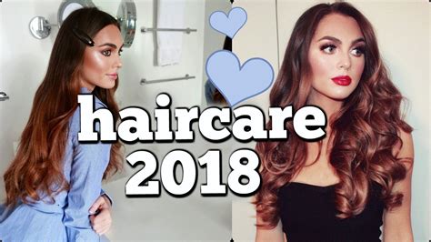 healthy hair care routine 2018 and model off duty hair tutorial youtube