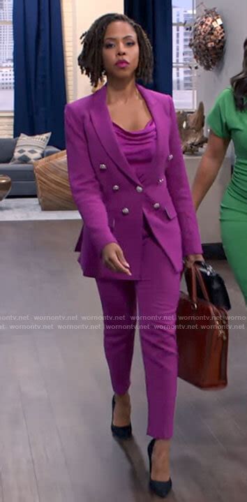 Wornontv Andis Pink Suit On Tyler Perrys Sistas Kj Smith Clothes