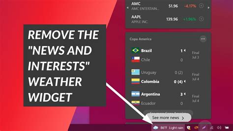 How To Hide News And Interests Widget On Windows 10 Taskbar Images