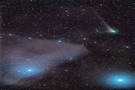 غبار ستاره ای و دنباله های دنباله دار — تصویر نجومی ناسا فرادرس مجله‌