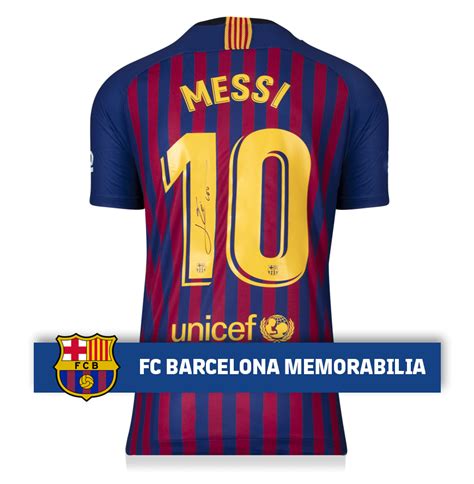 Lionel Messi Signed Football Memorabilia Signed Shirts Jerseys
