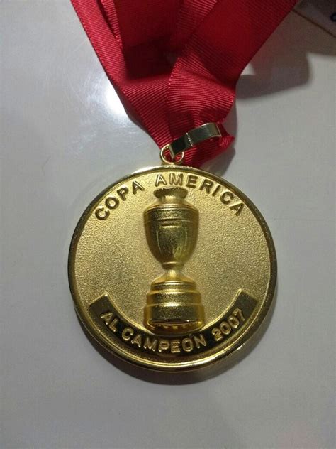 Copa america 2007 by mukina2: Rare winners medal from the 2007 COPA .America Cup Final ...