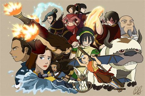 Avatar The Last Airbender Wallpaper Characters