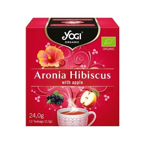 Yogi Tea Aronia Hibiscus With Apple 12sachets Pharmacy Products From