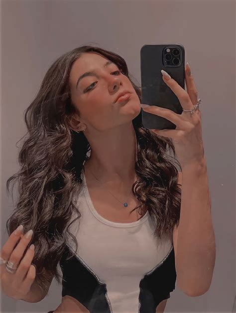 Charli Damelio Mirror Selfie Selfie Girl